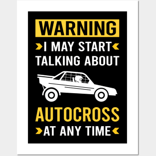 Warning Autocross Posters and Art